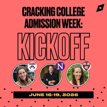 Cover Image for Cracking College Admission Week: Kickoff
