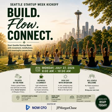 Cover Image for Pilates in the Park | NOW CFO & JP Morgan