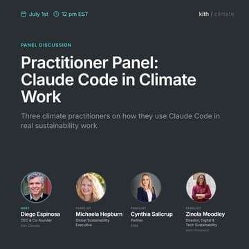 Cover Image for Practitioner Panel: Claude Code in Climate