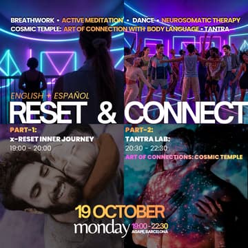 Cover Image for RESET & CONNECT 💥 x-Breath Lab + 💚TANTRA Lab <<English🇬🇧+Español🇪🇸>>