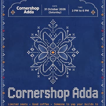 Cover Image for Cornershop Adda - Founders Meet