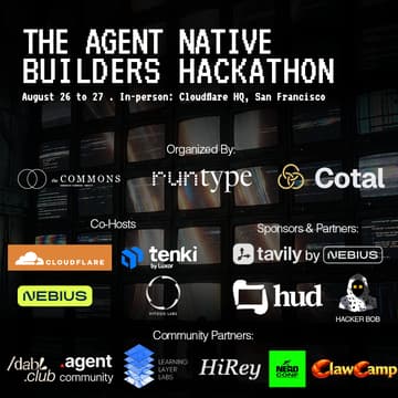Cover Image for Agent Native Builders Hackathon @ Cloudflare HQ