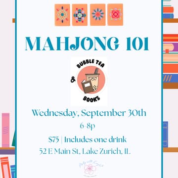 Cover Image for Mahj 101 - Bubble Tea & Books