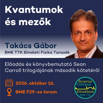 Cover Image for Kvantumok és mezők - Takács Gábor előadása