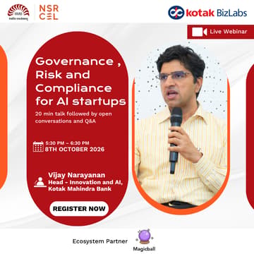 Cover Image for Governance, Risk and Compliance for AI startups | Webinar