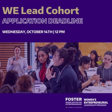 Cover Image for Application Deadline: WE Lead Cohort