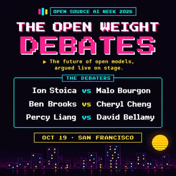 Cover Image for Open Source AI Week 2026 | Open Weight Debate Night