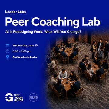 Cover Image for Peer Coaching Lab: AI Is Redesigning Work. What Will You Change?