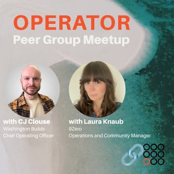 Cover Image for 🔗 Operator Peer Group - Overcoming Obstacles with an Operators Mindset