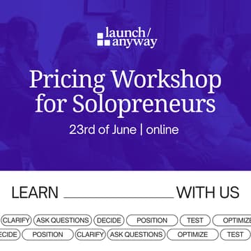 Cover Image for Pricing Workshop for Solopreneurs