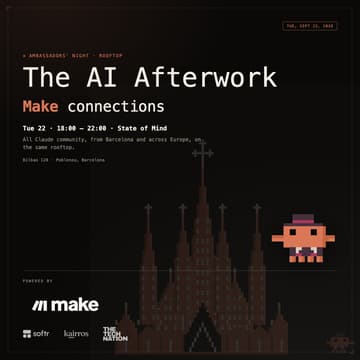 Cover Image for The AI Afterwork - Make connections · Ambassadors' night
