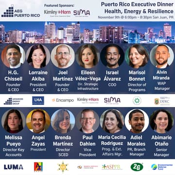 Cover Image for AEG Puerto Rico Executive Dinner: Health, Energy & Resilience