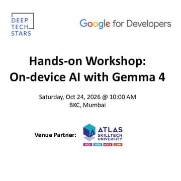 Cover Image for Hands-on Workshop - On-device AI with Gemma 4