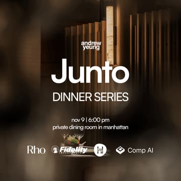 Cover Image for Junto Founder Dinner (Hosted by Andrew & Friends)