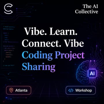 Cover Image for Vibe. Learn. Connect. ✨ Vibe Coding Project Sharing Meetup (w/ The AI Collective) @ The Hudson Grille in Midtown