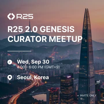 Cover Image for R25 2.0 Genesis Curator Meetup — Seoul
