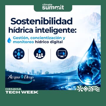 Cover Image for Sostenibilidad hídrica inteligente: Gestión, concientización y monitoreo hídrico digital 💧