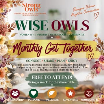 Cover Image for Wise Owls Monthly Get Together