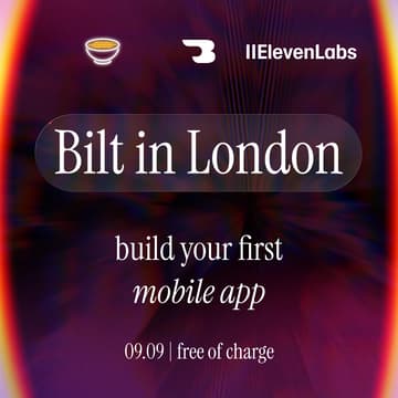 Cover Image for Build Night by Bilt.me - Vibe Coding for Mobile Apps