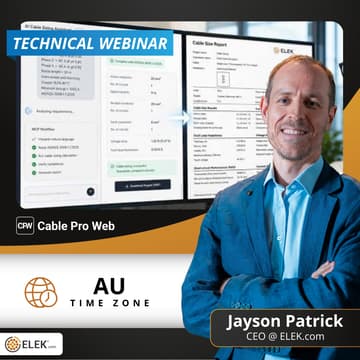 Cover Image for [AU] How to Use AI for Standards-Compliant Cable Sizing