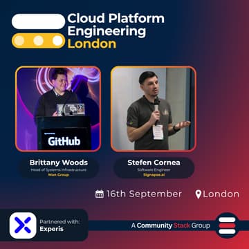 Cover Image for Cloud Platform Engineering London: Building for the unexpected and Teams Culture