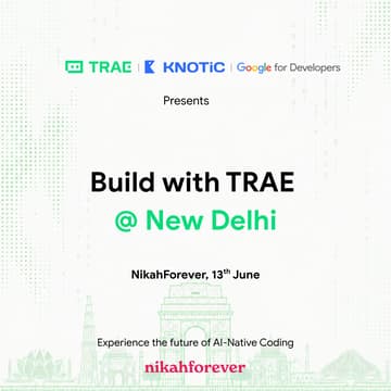 Cover Image for Build With TRAE @ New Delhi