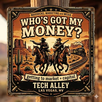 Cover Image for Tech Alley Vegas: Who's Got My Money? Mavericks, Marketing & Media - Sat May 16th, 1030 am pst