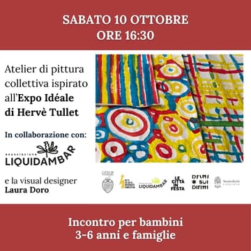 Cover Image for 🎨 POP! Un'esplosione di colori e produzioni collettive (bambini 3-6 anni e famiglie)