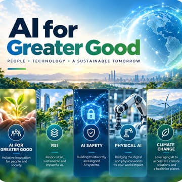 Cover Image for AI for Greater Good: RSI, AI Safety, Climate Change, Physical AI, and Personal Data Privacy