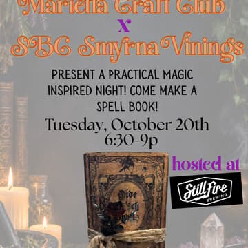 Cover Image for SPELL BOOK: A Practical Magic Inspired Craft Night