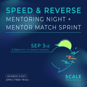 Cover Image for Speed & Reverse Mentoring Night + Mentor Match Sprint