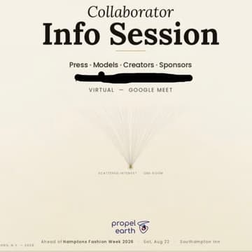 Cover Image for Fashion Week 2026 · Collaborator Info Session
