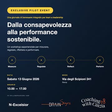 Cover Image for N-Excelsior | Dalla consapevolezza alla performance sostenibile | Roma