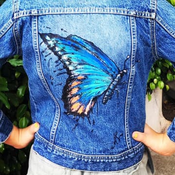 Cover Image for Sip n Paint on Denim/Trench/Blazer