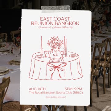 Cover Image for East Coast Reunion Bangkok: Students & Alumni Meet-Up