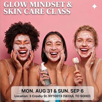 Cover Image for GLOW MINDSET & SKIN CARE CLASS (SEP.06)