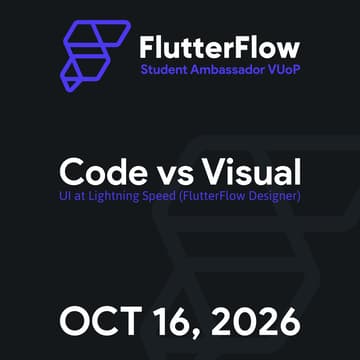 Cover Image for Code vs Visual: UI at Lightning Speed (FlutterFlow Designer)