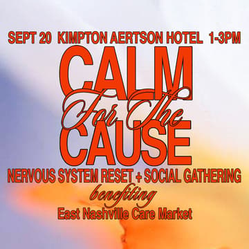 Cover Image for Calm For The Cause: A Charity Wellness Event