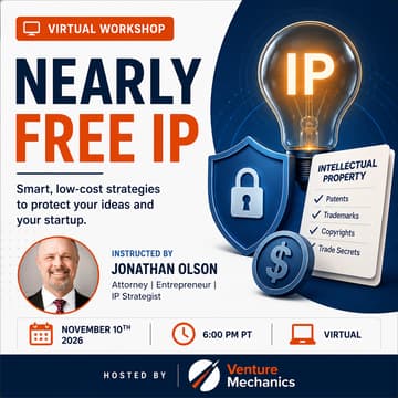 Cover Image for Nearly Free IP - Virtual Workshop