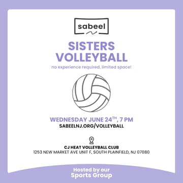 Cover Image for Sabeel - Sisters Volleyball