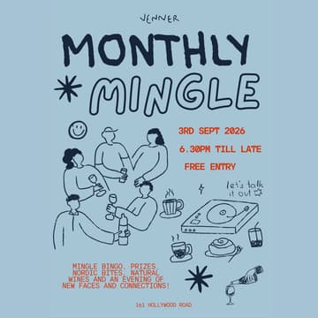 venner: monthly mingle september 的封面图片