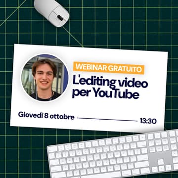 Cover Image for L'editing video per YouTube