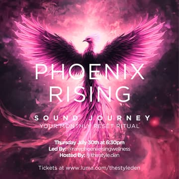 Cover Image for Phoenix Rising: Monthly Series July 30th @ 7pm