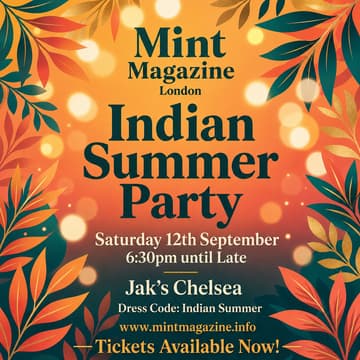 Cover Image for Indian Summer Party - Mint Magazine London