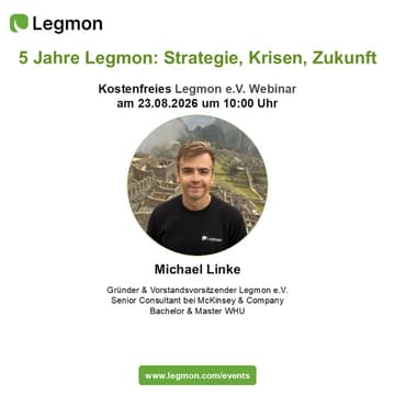 Cover Image for 5 Jahre Legmon: Strategie, Krisen, Zukunft