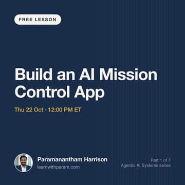 Cover Image for Build an AI Mission Control App