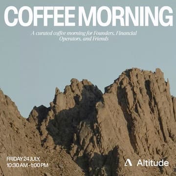 Cover Image for Coffee Morning with Altitude