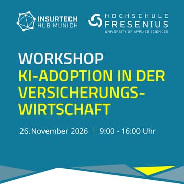 Cover Image for Workshop "KI-Adoption in der Versicherungswirtschaft"