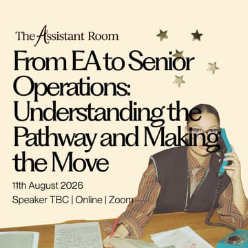 Cover Image for From EA to Senior Operations: Understanding the Pathway and Making the Move
