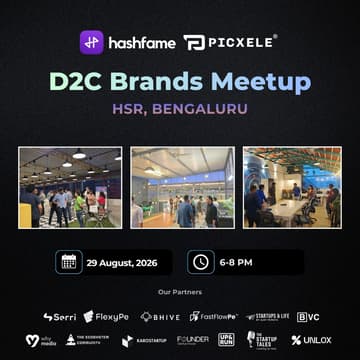 Cover Image for D2C Brands Meetup | Bengaluru